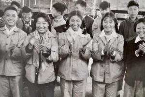 1956 Dobos István magyar katonazenészként Kínában tett látogatásáról készített emlékalbum eredeti fé...