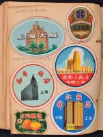 1956 Dobos István magyar katonazenészként Kínában tett látogatásáról készített emlékalbum eredeti fé...