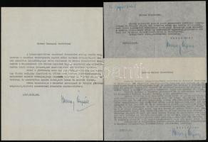 1957-1961 Henney Árpád (1895-1980), a Szálasi-kormány tárca nélküli minisztere, Milotay István és Sz...