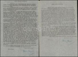 1957-1961 Henney Árpád (1895-1980), a Szálasi-kormány tárca nélküli minisztere, Milotay István és Sz...