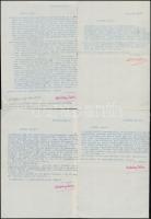 1957-1961 Henney Árpád (1895-1980), a Szálasi-kormány tárca nélküli minisztere, Milotay István és Sz...