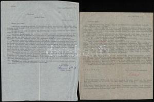 1957-1961 Henney Árpád (1895-1980), a Szálasi-kormány tárca nélküli minisztere, Milotay István és Sz...