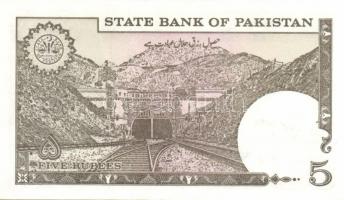 Pakisztán 1983-88. 5R, 10R, 50R, 100R T:I,II+ (5R) Csak egyszer hajtva, törve nem!