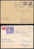 1970-1971 Gedó György (1949- ) olimpiai bajnok ökölvívó két levele Rózsavölgyi Tibor részére, boríté...