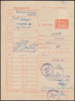 1942-1943 A Lepke nevű versenyló csikólevele és marhalevele, 2 db