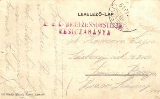 Vereskő, Cervena Skala; Vendéglő. Kiadja Kiszely János / restaurant  (apró lyuk / tiny pinhole)