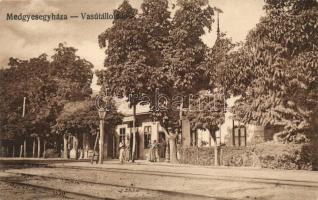 Medgyesegyháza, Vasútállomás / Bahnhof / railway station