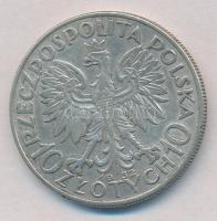 Lengyelország 1932. 10Zl Ag London T:2 kis ph.
Poland 1932. 10 Zlotych Ag London C:XF small edge er...