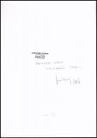 1973 Jankovszky György(1946-): "Tanulmány", feliratozva, aláírt, pecséttel jelzett, karton...