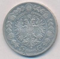 Ausztria 1900. 5K Ag "Ferenc József" T:2- ph.
Austria 1900. 5 Corona Ag "Franz Josep...