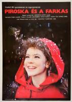 1988 Piroska és a farkas, magyar-kanadai film plakát, rendezte: Mészáros Márta, ofszet, 81x56 cm