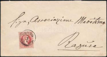 ~1868 5kr on cover 