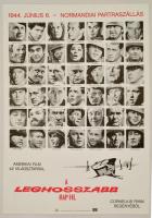 1988 A leghosszabb nap I-II., amerikai film plakát, ofszet, 82x58 cm