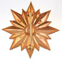 1976. "A Magyar Népköztársaság rubinokkal ékesített Zászlórendje" aranyozott, zománcozott ...