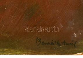 Bernáth jelzéssel: Asztali csendélet. Olaj, farost, 70×50 cm