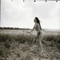 cca 1978 Boszi kiképzés, szolidan erotikus felvételek, 3 db vintage negatív, 6x6 cm