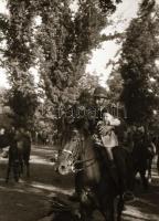 cca 1949 Honvéd hét a Margit-szigeten (fegyverek, lovas bemutató, céllövészet, katonai dzsip), 20 db...