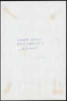 cca 1966 Kortárs fotóművészeti alkotások, 3 db feliratozott vintage fotó, 15x24 cm és 18x24 cm közöt...