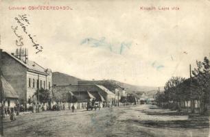 1912 Csíkszereda, Miercurea Ciuc; Kossuth Lajos utca / Strassenbild / street view