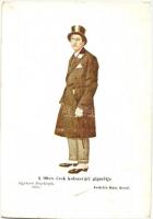 8 db RÉGI erdélyi népviseletes művészlap. Haáz Rezső szignóval / 8 pre-1945 Transylvanian folklore a...