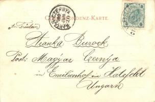 1902 Moravsky kras, Moravian Karst, Mährische Schweiz (Brno, Brünn); Josefské údolí / Josefstal, Gas...