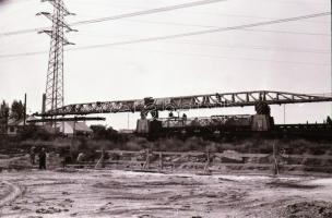 1987 Újpesti vasútállomás átépítése, áthelyezése, 37 db szabadon felhasználható vintage negatív, 24x...