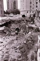 1987 Újpesti vasútállomás átépítése, áthelyezése, 37 db szabadon felhasználható vintage negatív, 24x...