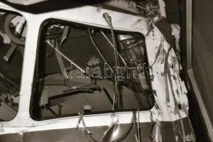 1987 Budapest, fogaskerekű szerelvény és kocsi javítása a műhelyben, 41 db szabadon felhasználható v...