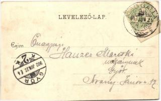 1902 Felsőgalla (Tatabánya), Szénbánya, Hegedűs Sándor akna. Nobel Adolf kiadása