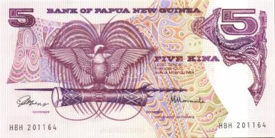 Pápua Új-Guinea 1975. 5K T:I