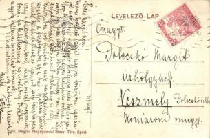 1917 Budapest II. Kárner János Szép Ilona áruháza. Hidegkúti út 2