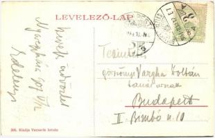 1907 Nyáregyháza, Református templom, Vecserik István-féle vendéglő és saját kiadása