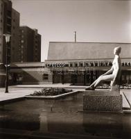 1968 Kecskemét, leninvárosi épületek, látképek - új városrész épül, 28 db professzionális minőségű, ...