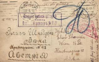 1916 Prisonniers de guerre / Orosz hadifogolytábor Kazanyban / WWI Russian POW camp (prisoners of wa...