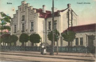 1914 Kaba, Vasútállomás / railway station / Bahnhof (EK)