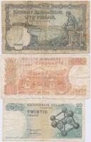 Belgium 1938. 5Fr + 1964. 20Fr + 1966. 50Fr T:III-,IV
Belgium 1938. 5 Francs + 1964. 20 Francs + 19...