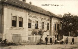 1938 Budapest XII. Farkasrét, Kolling vendéglő, Nyilvános Távbeszélő állomás. Károlyi Ármin photo