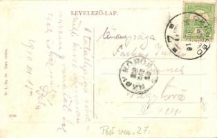 Cegléd, Molnár utca és szélmalom / windmill. W.L. Bp. 54