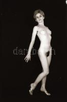 cca 1974 Mesés modellek, mesés történetek, szolidan erotikus felvételek, 13 db vintage negatív, 36x2...