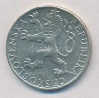 Csehszlovákia 1948. 50K Ag "Prágai felkelés harmadik évfordulója" T:1- Czechoslovakia 1948...