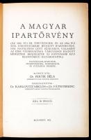 A magyar ipartörvény. Összeáll.: Karlovitz Miklós - Fáth Ferenc. Bp., 1932, Robur Irodalmi Vállalat....