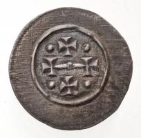 1141-1162. Denár Ag "II. Géza" (0,17g) T:1- / 
Hungary 1141-1162. Denar Ag "Géza II&...