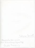 cca 1977 Menesdorfer Lajos (1941-2005) budapesti fotóművész hagyatékából, 2 db vintage fénykép - az ...
