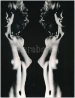 cca 1977 Menesdorfer Lajos (1941-2005) budapesti fotóművész hagyatékából, 2 db vintage fénykép - az ...