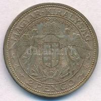 1929. 2P Ag "Madonna" T:2- patina 
Adamo P7