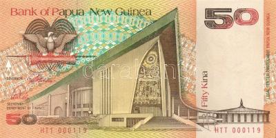 Pápua Új-Guinea 1989. 50K Sign.3 T:I
