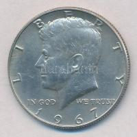 Amerikai Egyesült Államok 1967. 1/2$ Ag Kennedy T:1- USA 1967. 1/2 Dollar Ag Kennedy C:AU