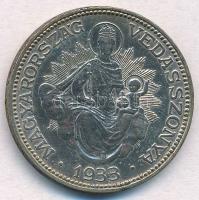 1933. 2P Ag Madonna T:2 patina Adamo P7