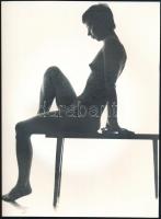 cca 1978 Menesdorfer Lajos (1941-2005) budapesti fotóművész hagyatékából, 2 db vintage fénykép - az ...