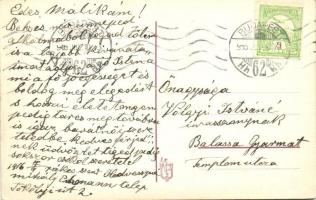 1916 Budapest XVI. Sashalom, Ehmann-telep, Határ út villamos sínnel, Steiner Sándor üzlete